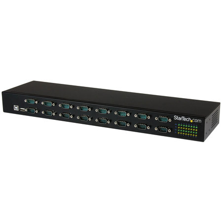 STARTECH.COM 16-Port USB-to-Serial Adapter Hub with Daisy Chain Function ICUSB23216FD